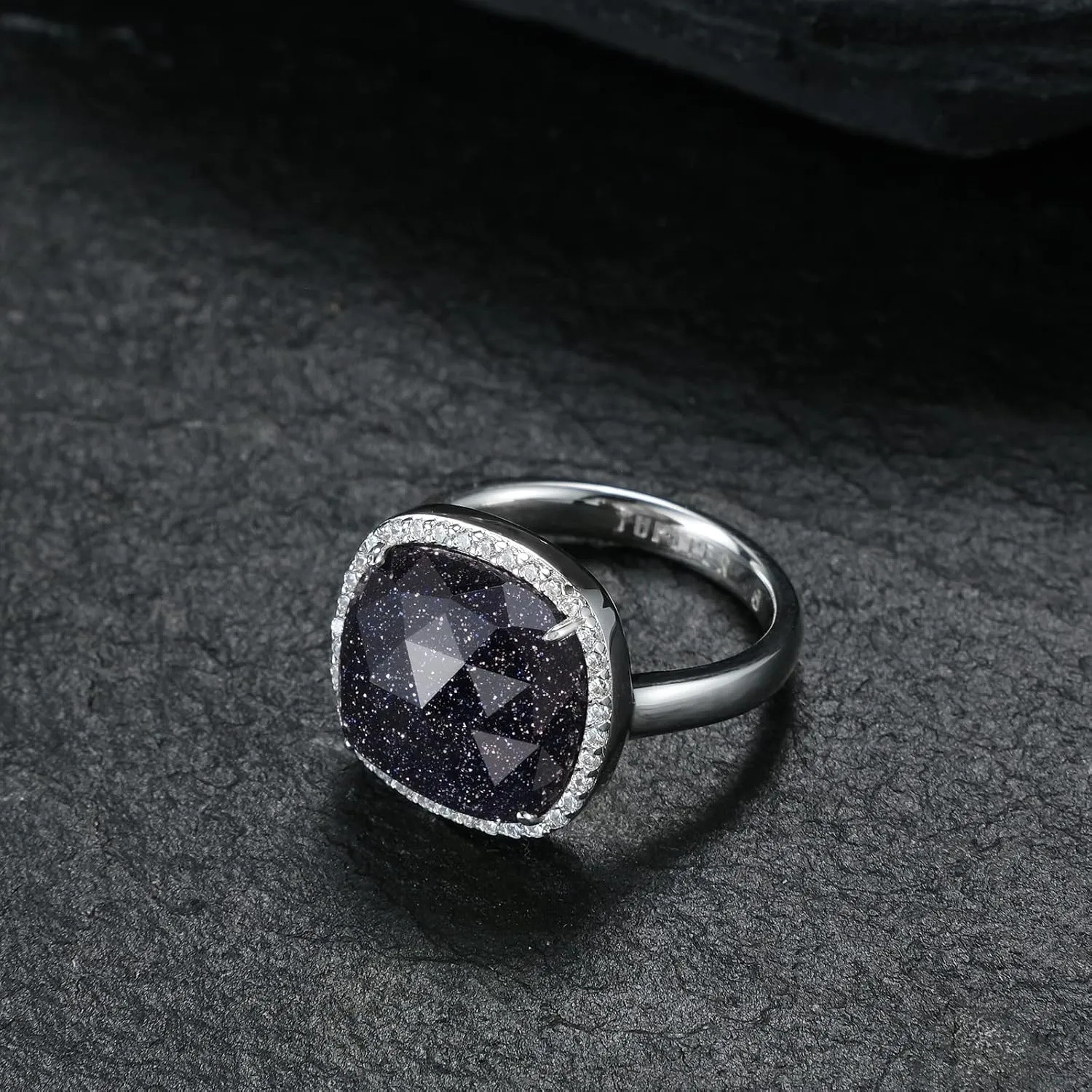 Jupiter Gemstone Women's Ring - Gemstone Women Ring, 0.47"/12mm Birthstone Rings Jewelry for Valentine's Day, Mother's Day, Birthday Jewelry