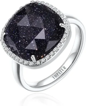 Jupiter Gemstone Women's Ring - Gemstone Women Ring, 0.47"/12mm Birthstone Rings Jewelry for Valentine's Day, Mother's Day, Birthday Jewelry