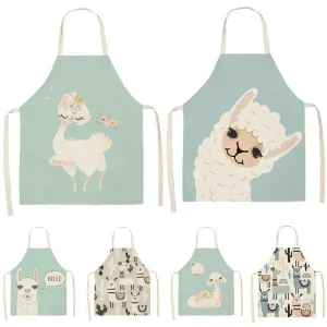 Kawaii Llama Apron