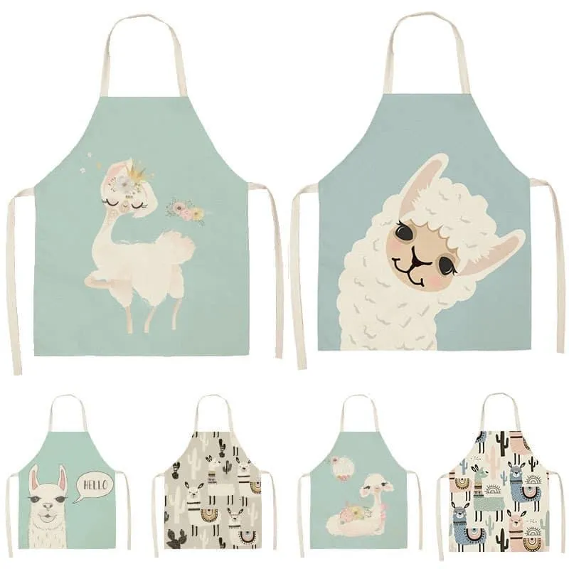 Kawaii Llama Apron