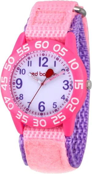 Kids' Plastic Time Teacher Analog Quartz Nylon Strap Watch