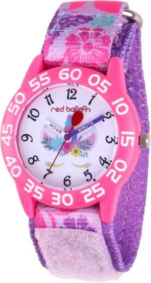 Kids' Plastic Time Teacher Analog Quartz Nylon Strap Watch