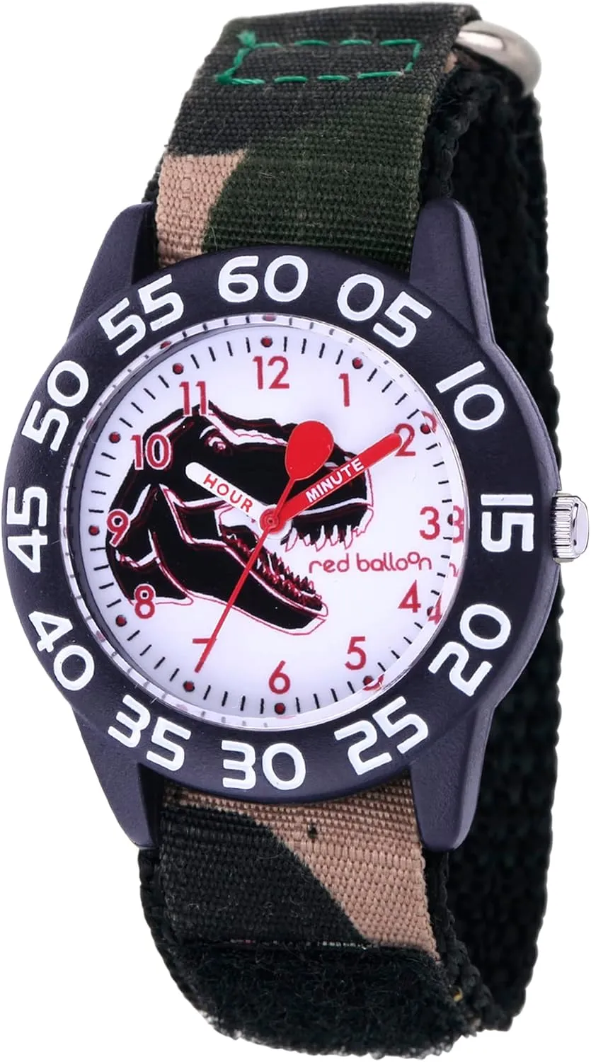 Kids' Plastic Time Teacher Analog Quartz Nylon Strap Watch