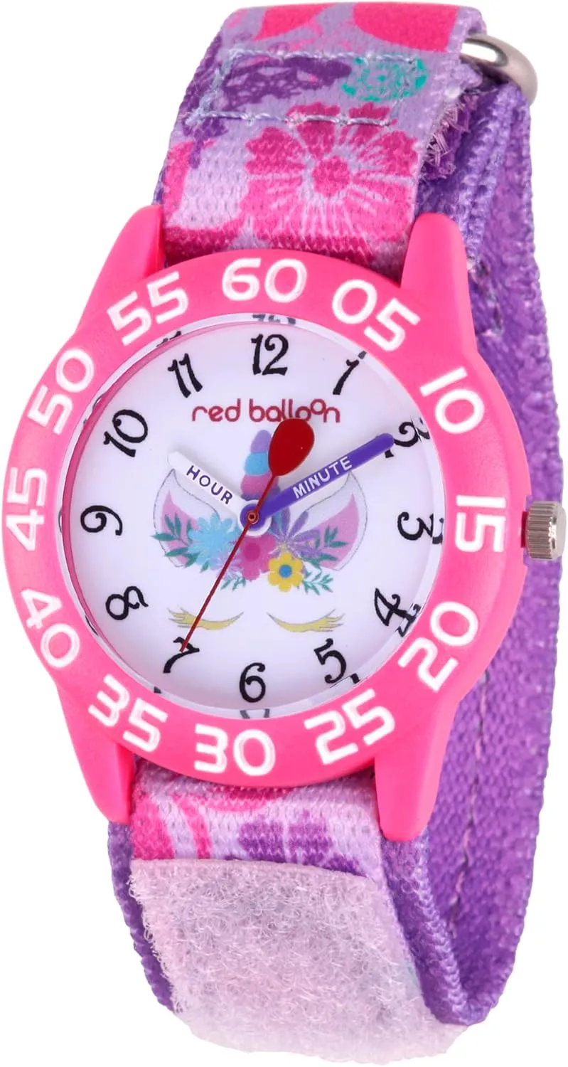Kids' Plastic Time Teacher Analog Quartz Nylon Strap Watch