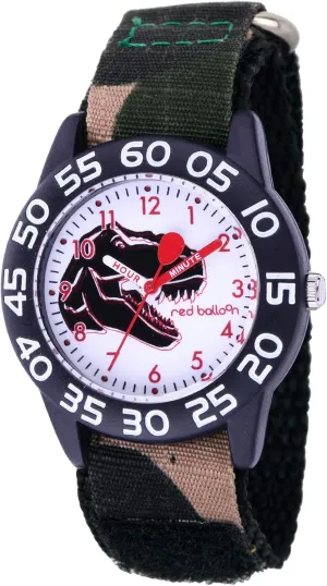 Kids' Plastic Time Teacher Analog Quartz Nylon Strap Watch