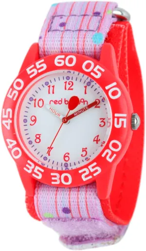 Kids' Plastic Time Teacher Analog Quartz Nylon Strap Watch