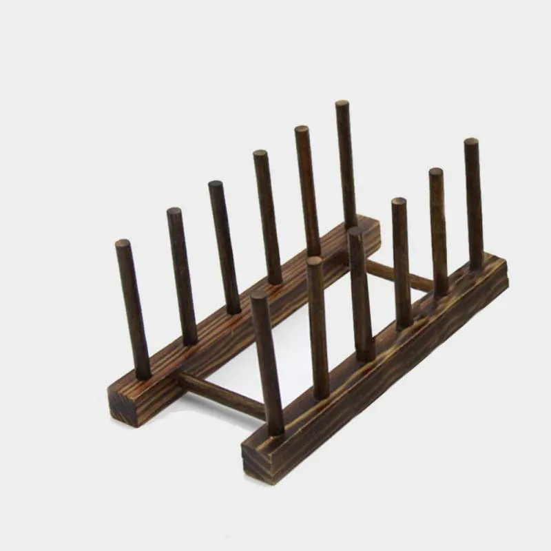 Kitchen Drain Rack Dinnerware Storage Organizer Tray Plate Holder