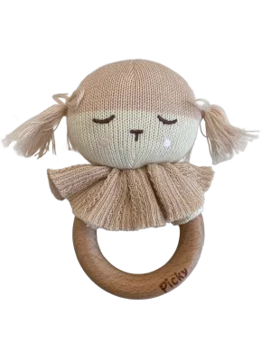 Knitted Rattle | Blush Doll | Picky Baby