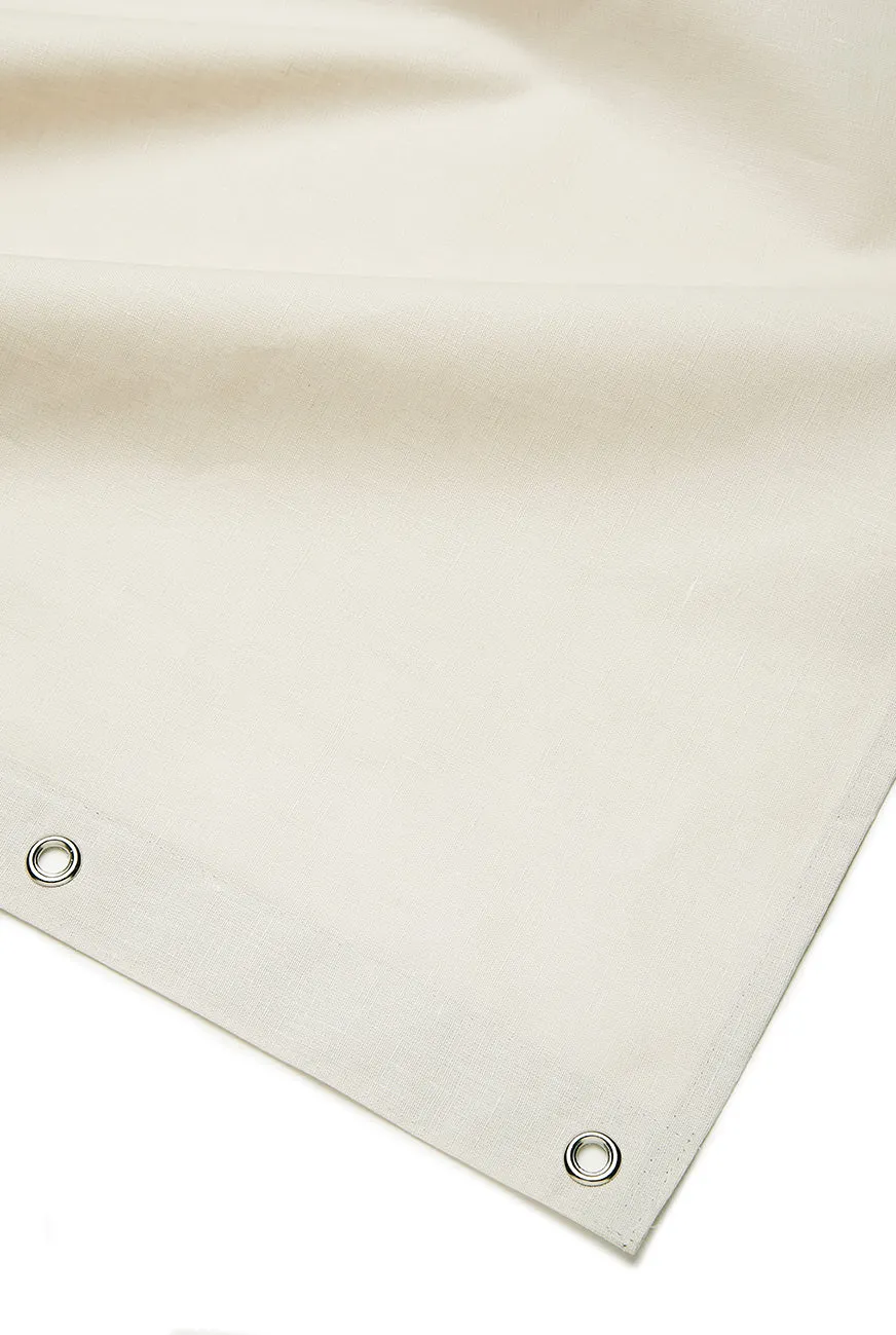 Linen Shower Curtain in Sand in 4 Sizes