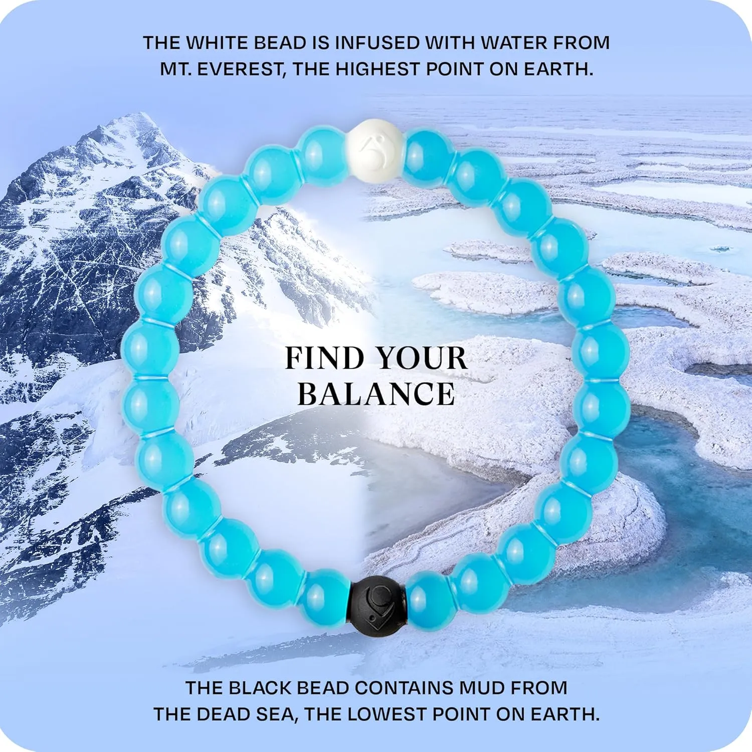 Lokai Bead Bracelets for Women & Men, The Cause Collection - Support Breast Cancer, Diabetes, Autism, & Alzheimer's Awareness - Animal Rescue & Mental Health Awareness Silicone Beaded Bracelet