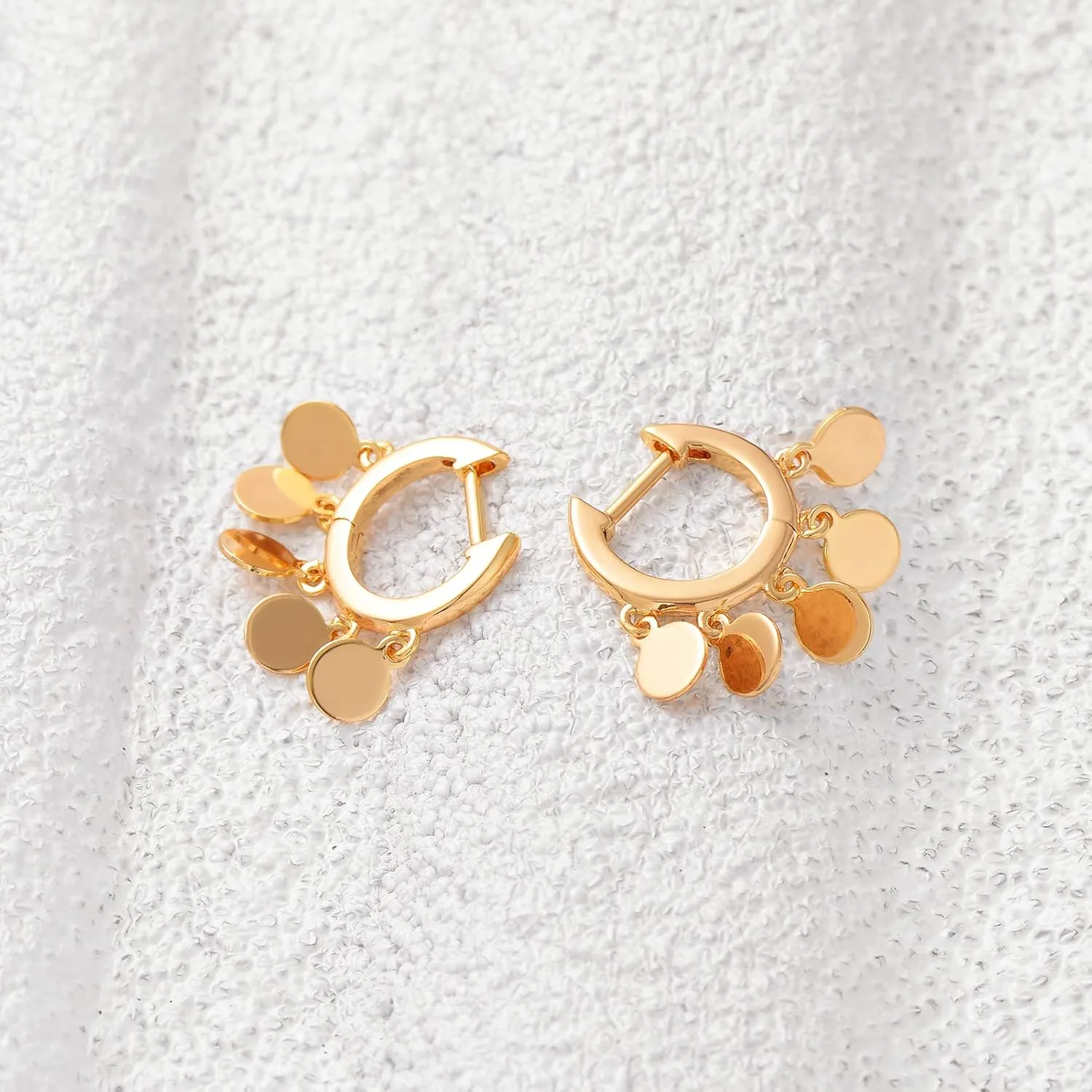 LOYATA Gold Huggie Hoop Earrings 14K Gold Plated Dainty Small Simple Hypoallergenic Jewelry Gift for Women