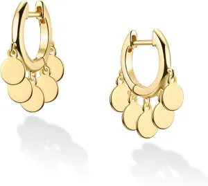LOYATA Gold Huggie Hoop Earrings 14K Gold Plated Dainty Small Simple Hypoallergenic Jewelry Gift for Women
