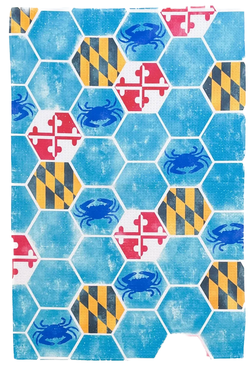 Maryland Honeycomb Patterned Waffle Kitchen Dish Towel
