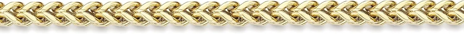 Metro Jewelry 9 to 10 Inches Long Thick Foxtail Bracelet for Men in Stainless Steel with Gold Ion Plating and Lobster Claw 6 mm Wide