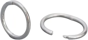 Minimalist Endless Small Hoop Earrings 925 Sterling Silver for Women Girls Hypoallergenic 14g Tiny Cartilage Huggie Hoops Helix Septum Nose Rings Daith Tragus Fashion Polished Body Piercing Jewelry
