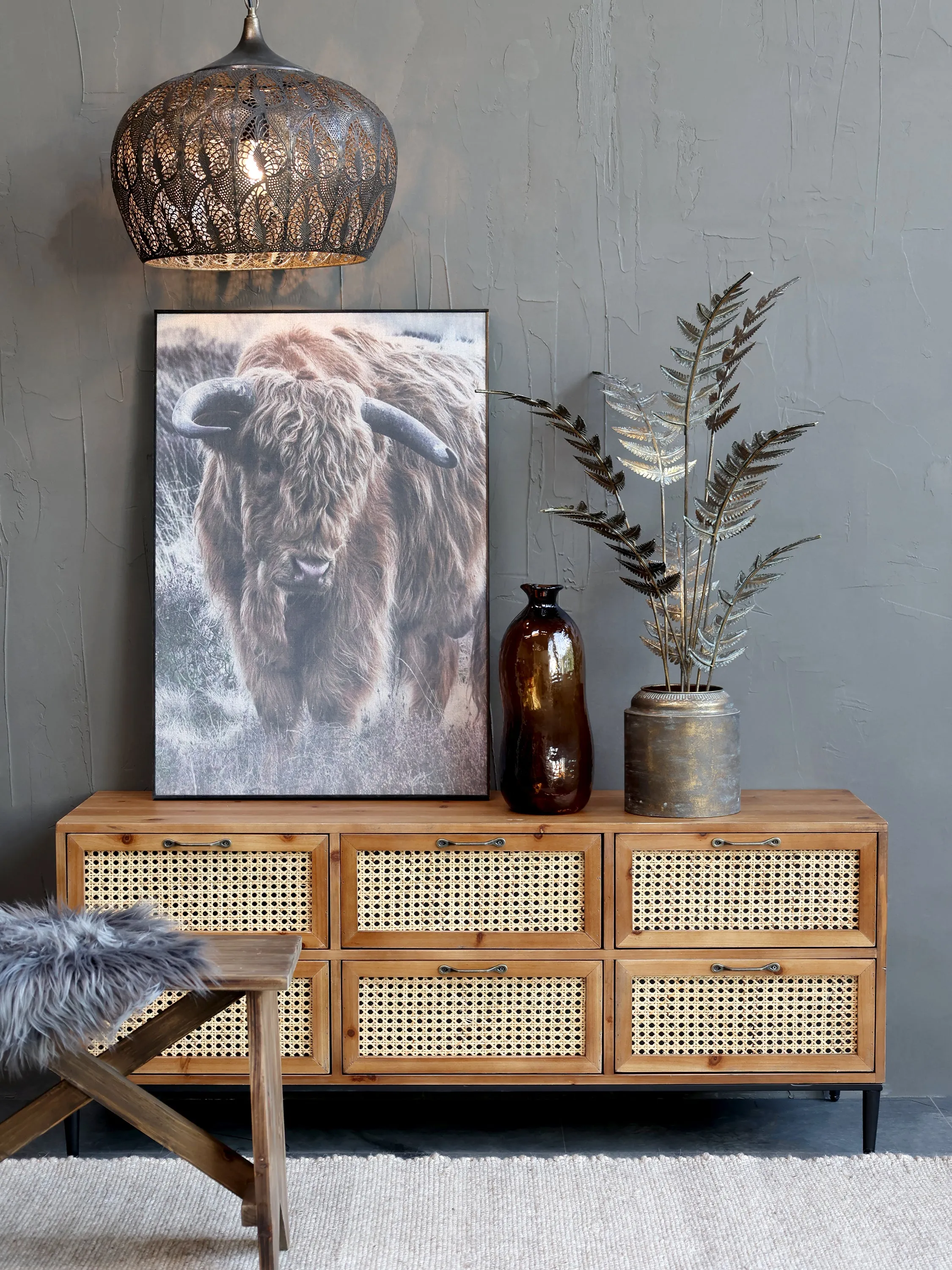 Natural Bobble Rug