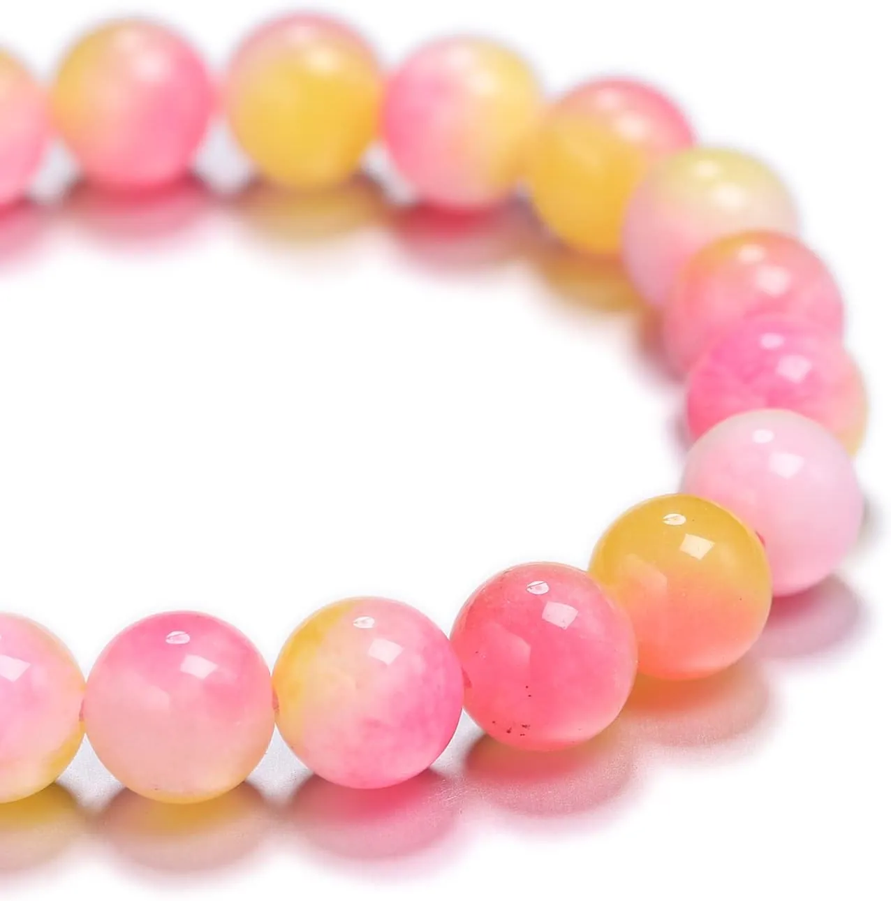 Natural Healing Crystal Beads Bracelet Gemstone Couple Adjustable Gift Bracelet