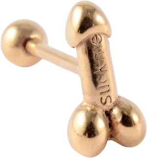 New 2025 1Pc Punk Tongue Piercing Surgical Steel Women Blasting Leveraged Star Round Balls Man Tongue Ring Unisex Body Piercing Decoration Jewelry Luxury Accessories Trendy Best For Gift