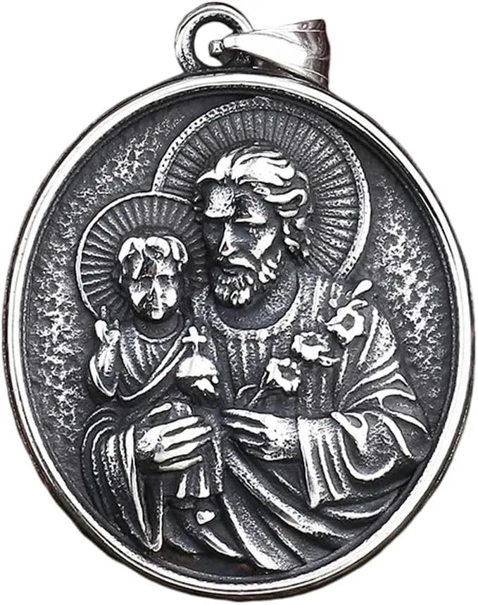 New 2025 Arrival New 316L Stainless Steel Jesus Cross Pendant Necklace Men And Women Religious Christian Catholic Amulet Jewelry Lucky Gift With For You Accessories Trendy Creative Gift