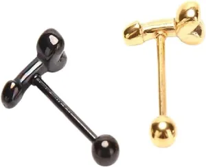 New 2025 Arrival Unisex Stainless Steel Prevent Allergic Tongue Barbell Stud Punk Tongue Ring Piercing Ring Tongue Ring Piercing Body With For You Accessories Trendy Creative Gift