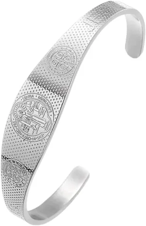 New 2026 Stainless Steel Cross Jesus Alphabet Bracelet For Men Religious Prayer Christian Cuff Baptism Faith Decoration Jewelry Luxury With You Accessories Trendy Best Gift