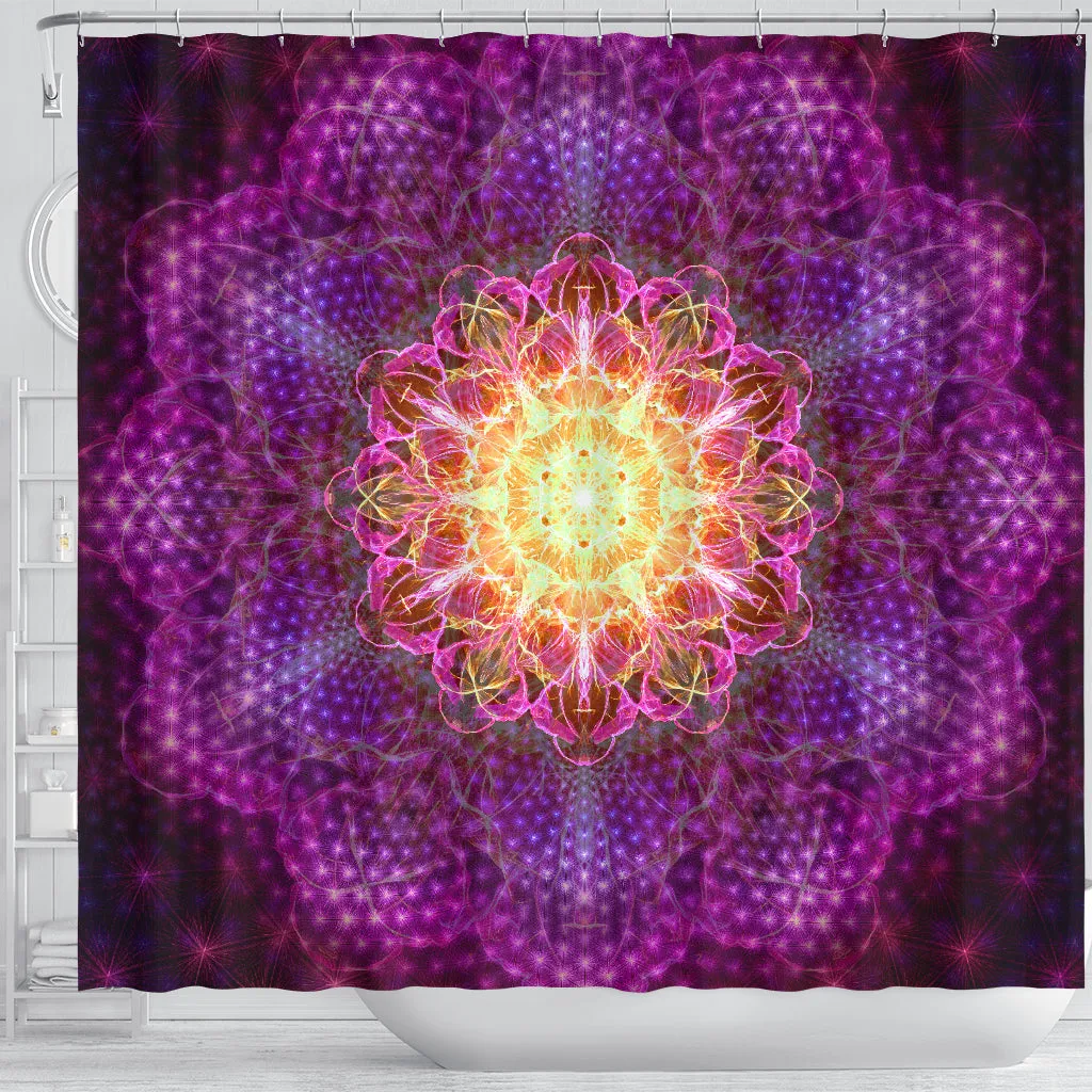 psychortex Shower Curtain | Yantrart