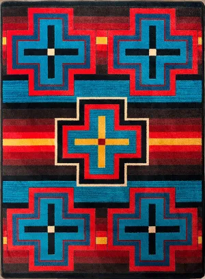 "Bounty - Bright" Southwestern Area Rugs - Choose from 6 Sizes!