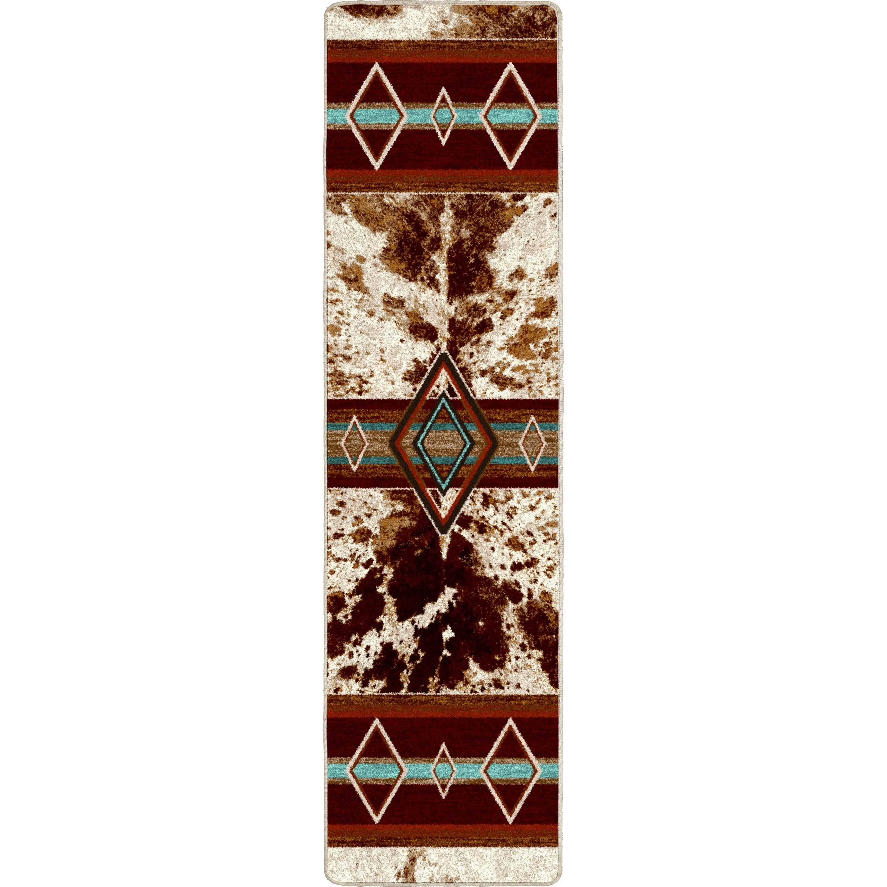 "Fire Hide" Western Area Rugs - Choose from 6 Sizes!