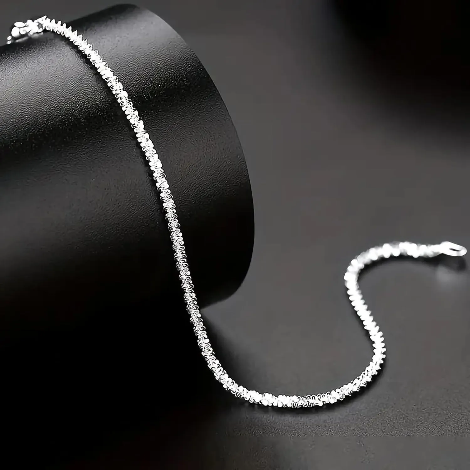 Silver Ankle Bracelets for Women, Adjustable Rhinestone Pendant Tennis Anklet, Butterfly Heart Infinite Diamond Summer Beach Foot Chain Jewelry Gifts