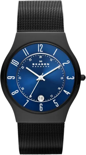 Skagen Men's Sundby Quartz Analog Stainless Steel and Mesh Watch