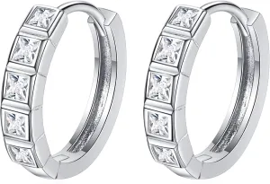 Sterling Silver Earrings for Women | Moissanite Earring for Women Fine Jewelry - Christmas Gifts for Wife Mom Girlfriend, Anniversary Birthday
