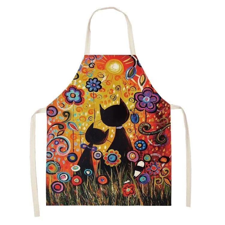 Sun Print Kitchen Apron