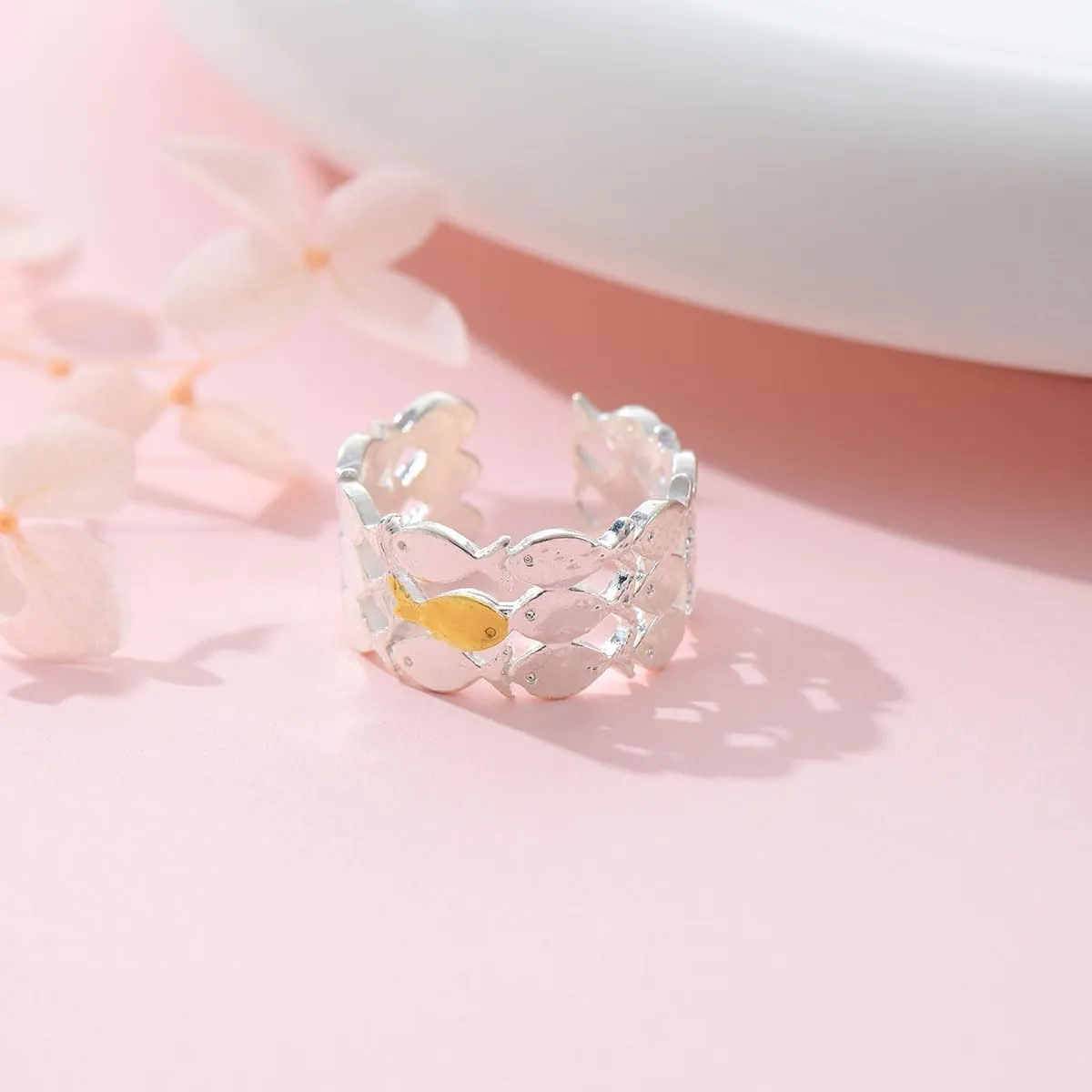 Swim Against the Current Ring, The CHOSE Gifts Inspirational Rings for Women Teens, Encouragement Spiritual Rings Gifts for Best Friend Sister