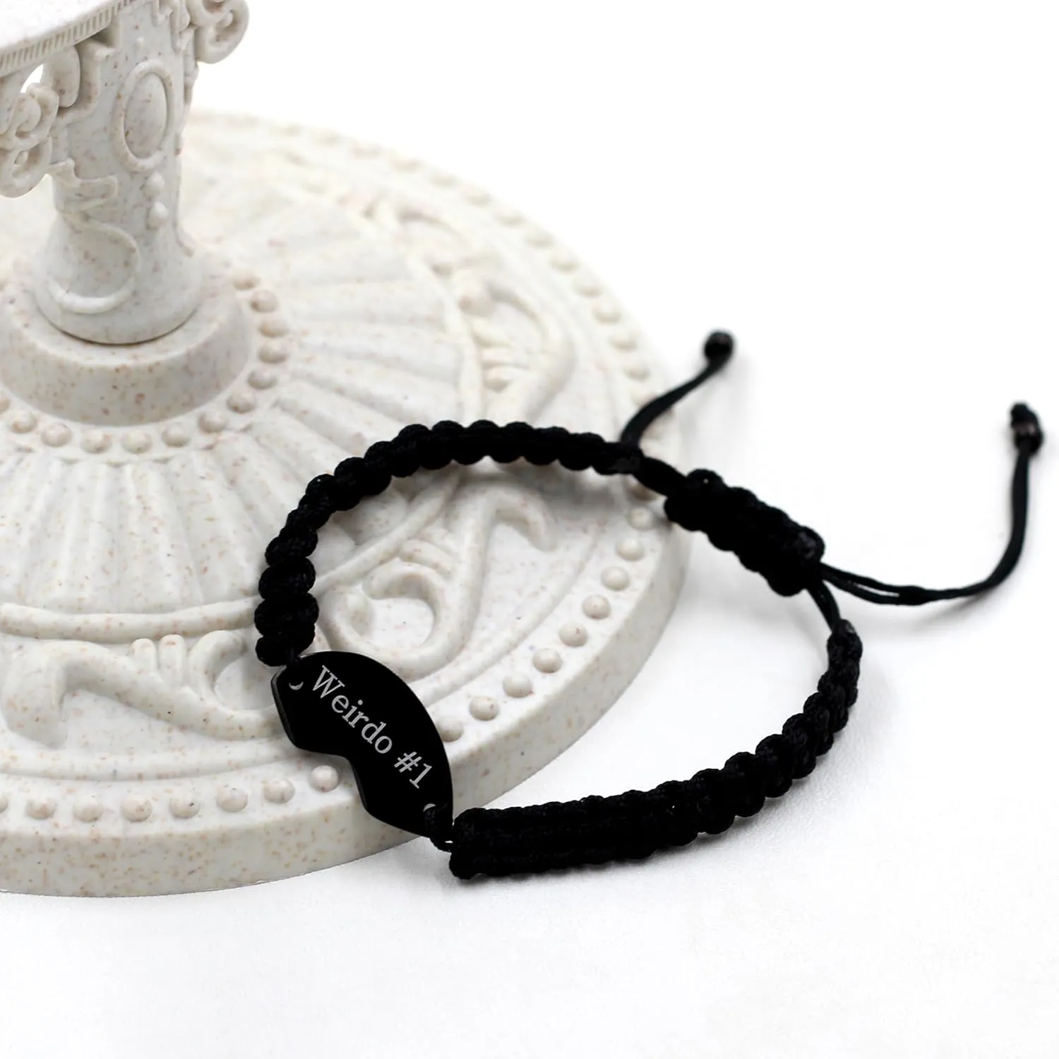 Uloveido Mom Dad Daughter Best Friends Forever Bitch 1/2/3 Family Friendship Bracelets for Mother Daddy Daughter Best Friends