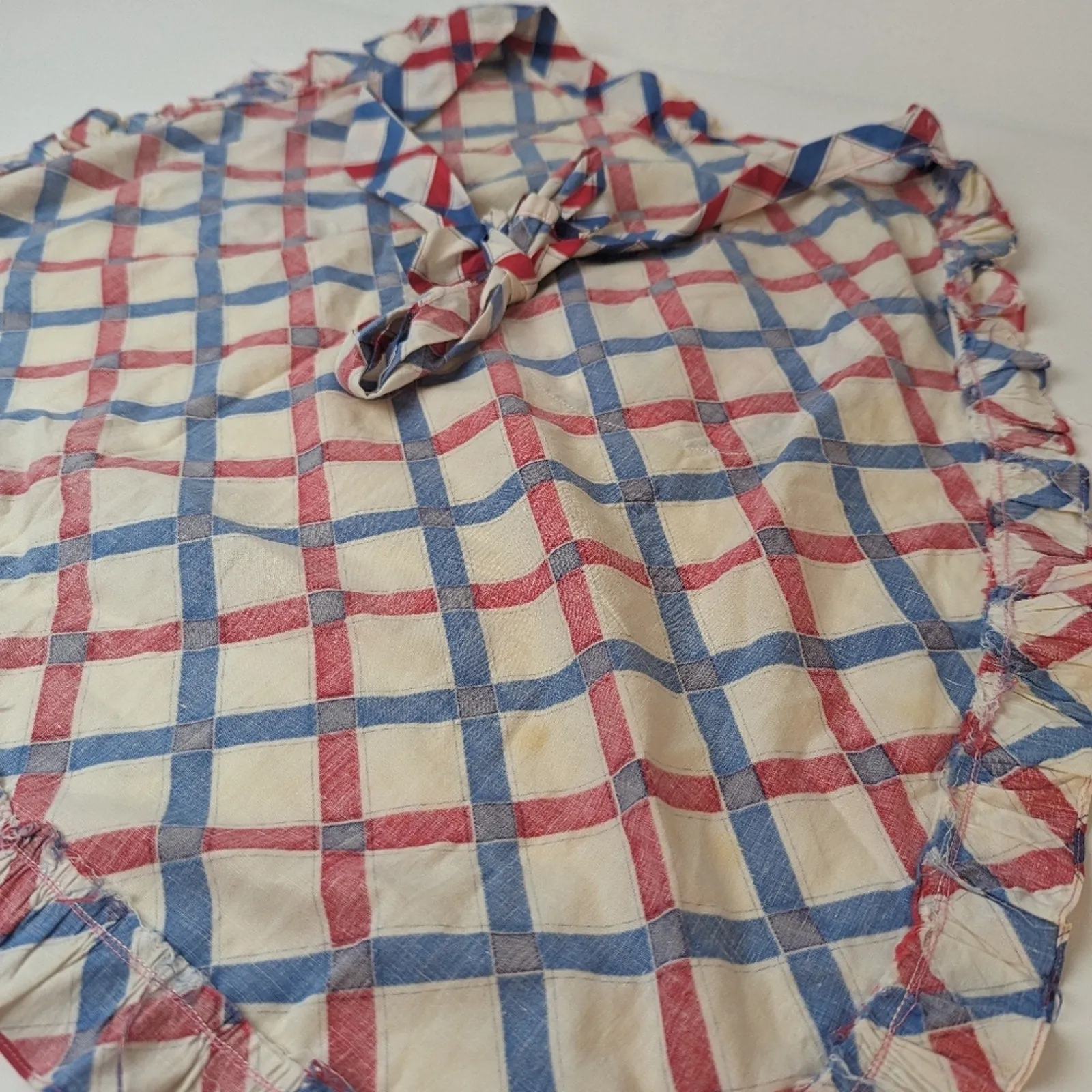 Vintage 50's Plaid Apron