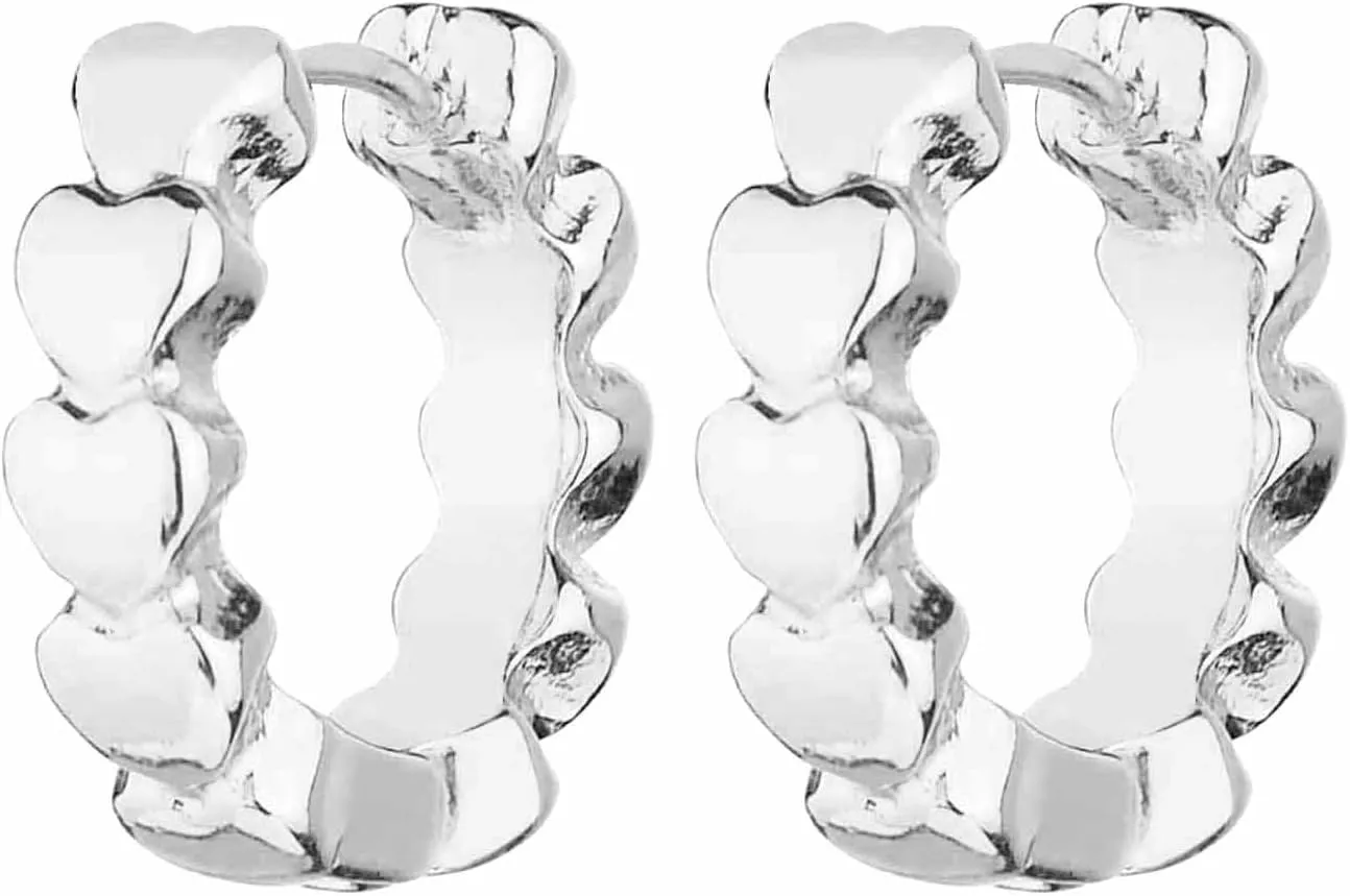 Wgoud Chunky Hoop Earrings Set 14K Gold Hoop Earrings for Women Hypoallergenic, Thick Hoops Earring set, Twist Huggie Hoop Earring