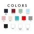 Wholesale PVC  basic multi color Shower Curtain Liner